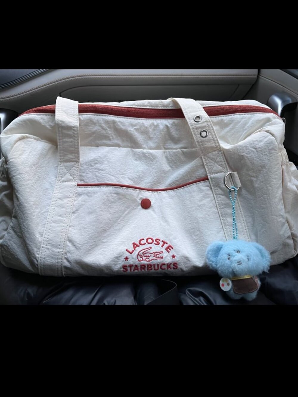 LACOSTE Starbucks Shoulder Bag Crossbody Bag Travel Bag Sports Gym Bag